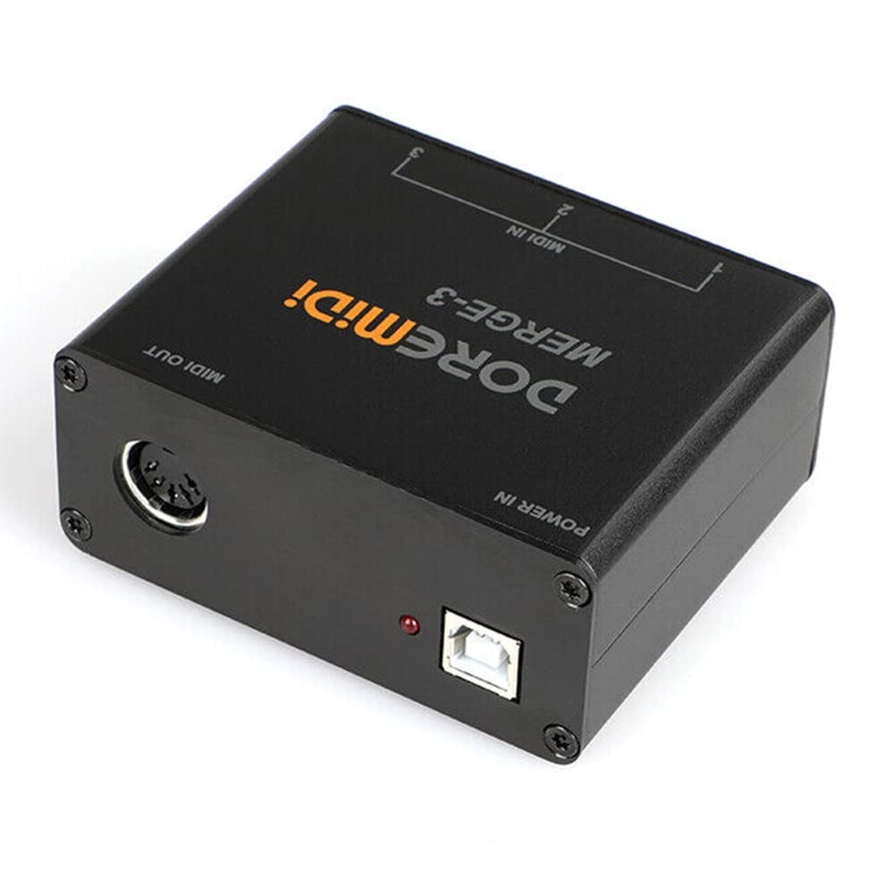 Amazon.co.jp: DOREMiDi MIDI Merge-3 MIDI入力2 MIDI出力 USB電源